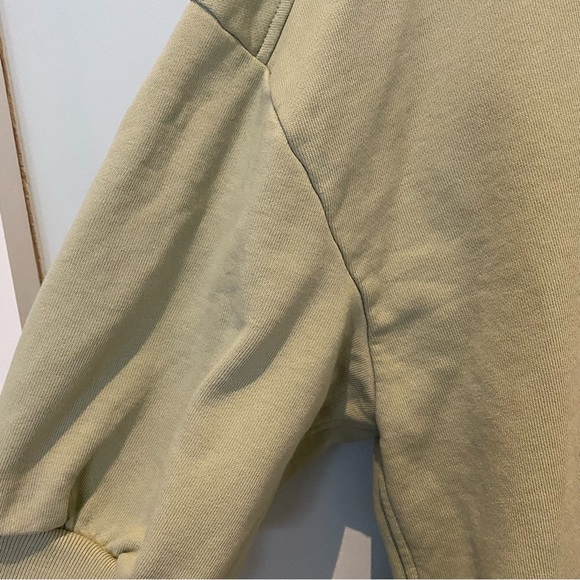 Everlane Mint Green Oversized Sweatshirt Dress - Picture 3 of 6